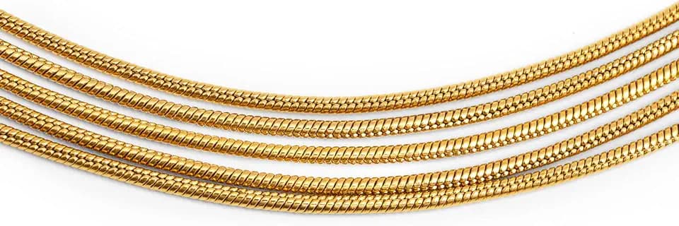 SINGULARU Halskette Cleopatra Edelstahl vergoldet Damenschmuck