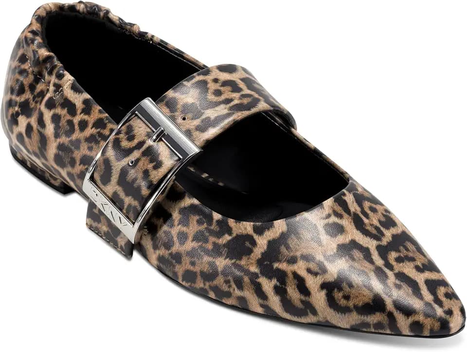 DKNY Women's Cormic Ballet Flat with Buckle