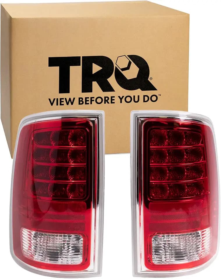 TRQ 2 Piece Driver & Passenger Side Tail Light Assembly Set Performance
