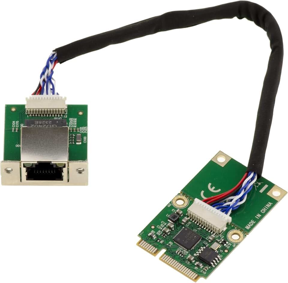 KALEA-INFORMATIQUE Netzwerk-Controller-Karte Mini PCI Express MiniPCIE 1 Kupferport RJ45 LAN 2.5 GIGABIT ETHERNET mit Intel I226 SRKTV-Chipsatz