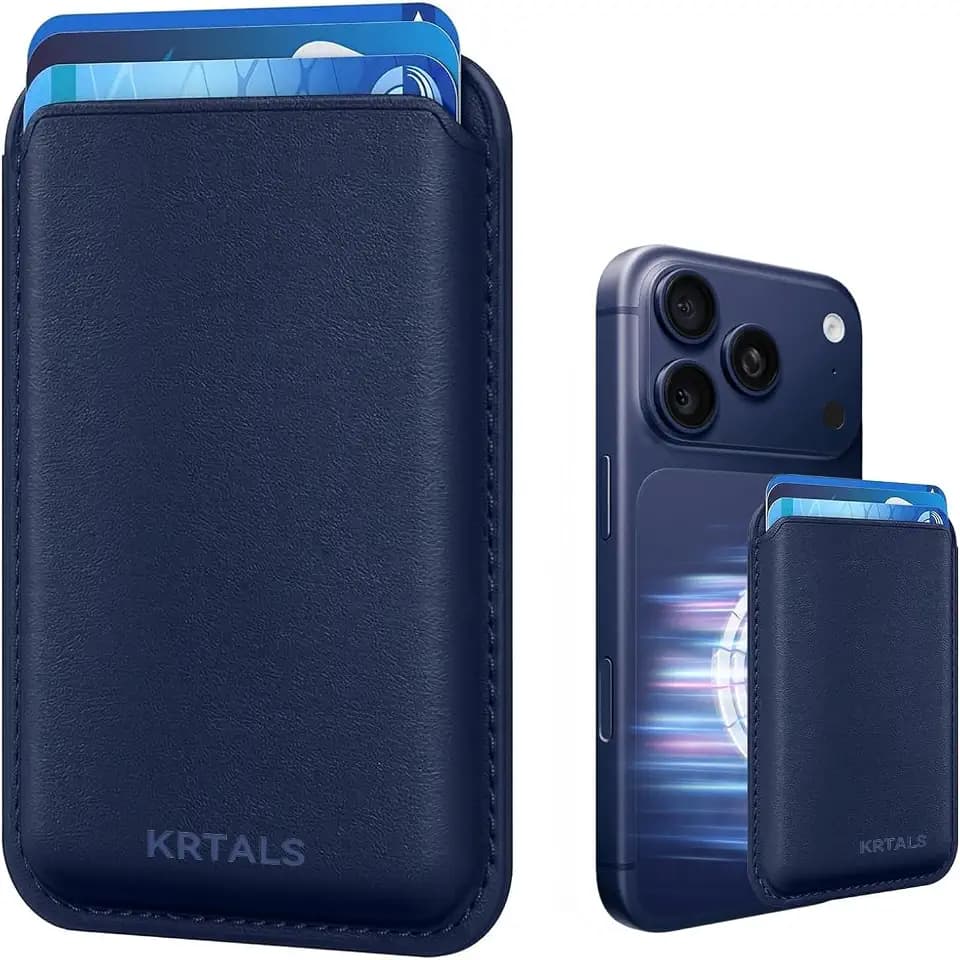 KRTALS Magnetic Wallet Cell Phone Card Holder for Phone Case with Mag-Safe