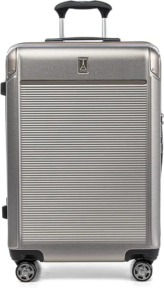 Travelpro Platinum Elite Hardside Checked Luggage, Sand, 25-Inch