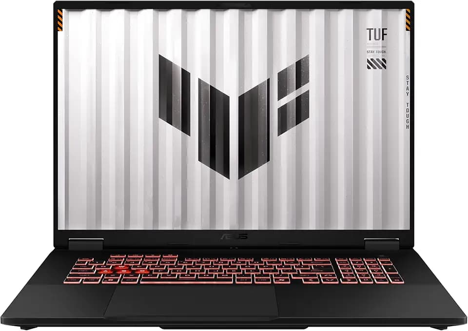 ASUS TUF A18 FA808UP Gaming Laptop | 18" WUXGA 16:10 144Hz IPS Display | AMD Ryzen 7 260 | 32GB RAM | 1TB SSD | NVIDIA RTX 5070 | Win11 Home | QWERTZ | Jaeger Gray | 3Monate GamePass