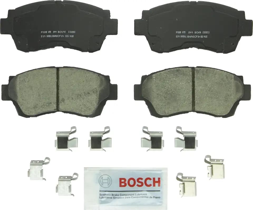 BOSCH BC476 QuietCast Premium Ceramic Disc Brake Pad Set - Front