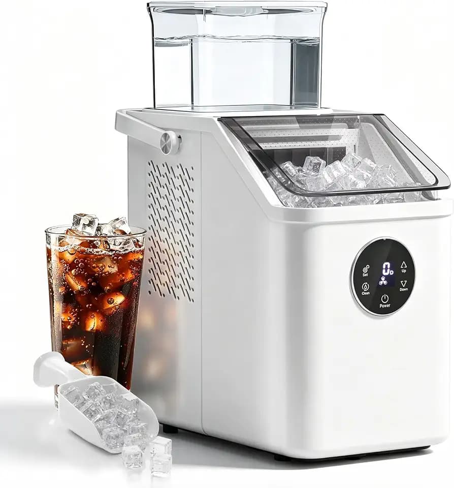 Electactic Countertop Ice Cube Maker, 12Pcs Ready in 13 Mins, 26Lbs/Day