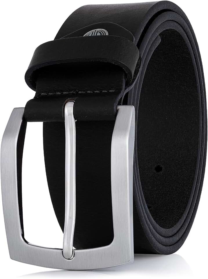 LINDENMANN Ledergürtel Herren, schwarz 40 mm Vollrindleder, vielseitig und hochwertig verarbeitet, kürzbar, für vielseitige Outfits
