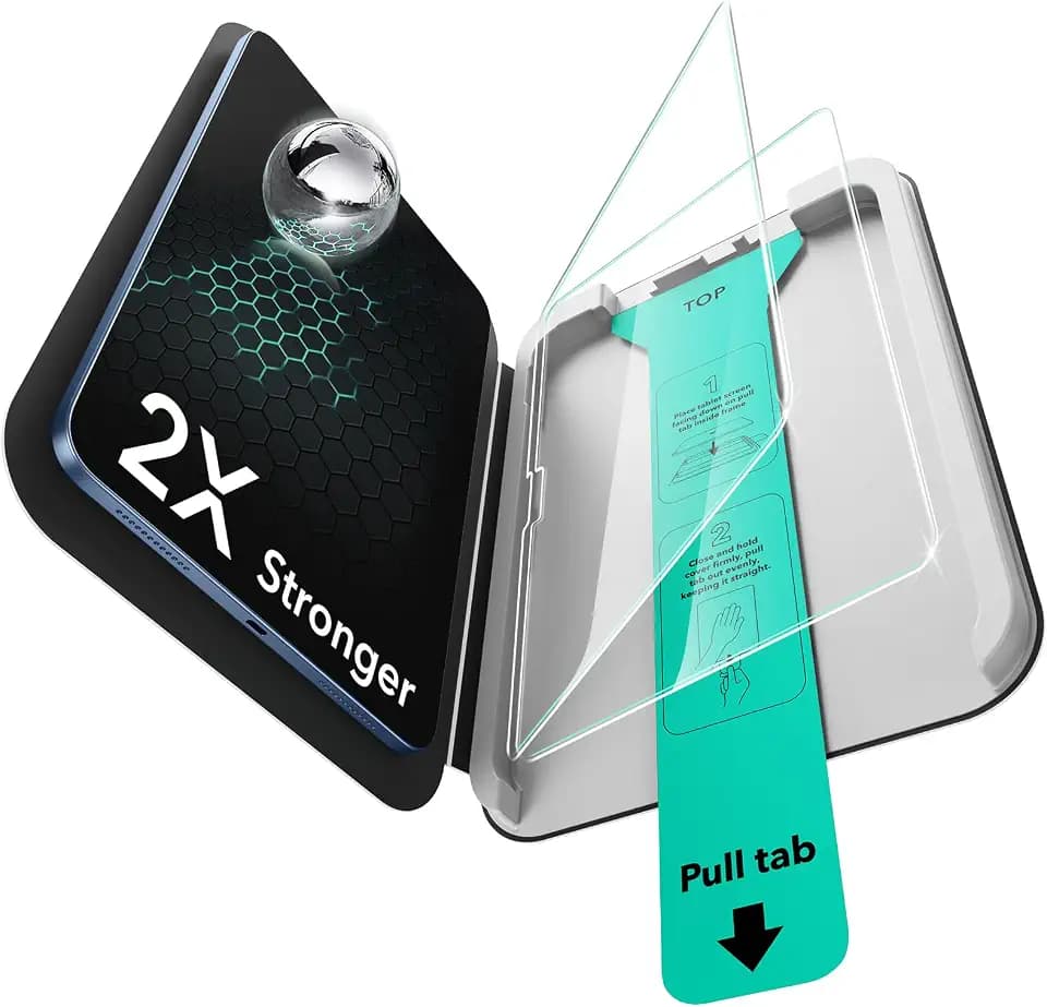 ESR 2 Pack Screen Protector for iPad A16 11th/10th (11/10.9 Inch), 9H Glass