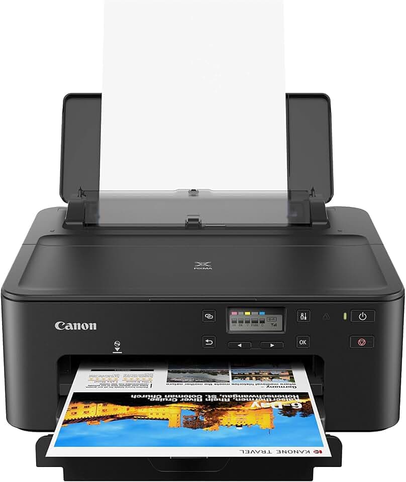 Canon PIXMA TS705a reiner Tintenstrahldrucker (ohne Scan- & Kopierfunktion, WLAN, Duplex, 5 separate Tinten, AirPrint, A4, Schwarz)
