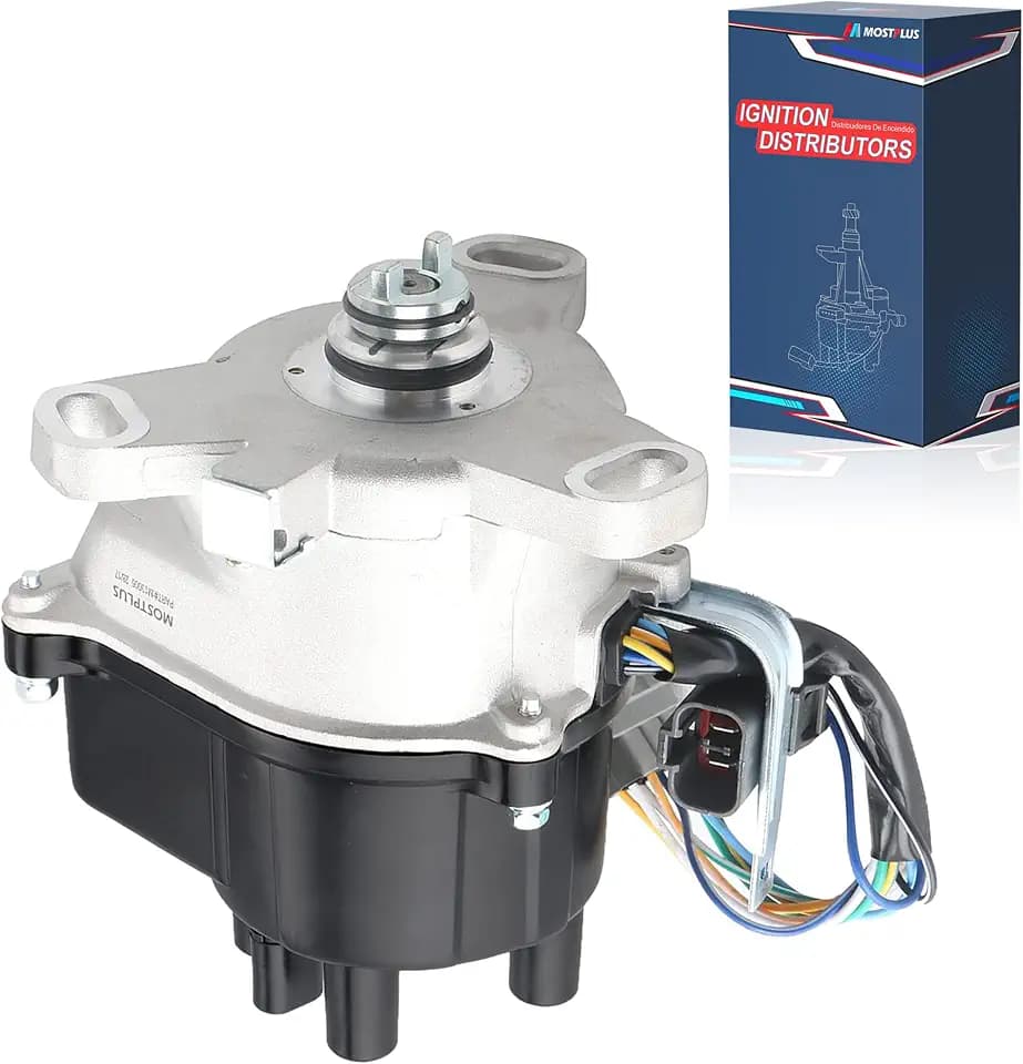 MOSTPLUS Ignition Distributor Compatible with 1992-1995 Accord Prelude 2.2L L4 External Coil TD52U TD59U