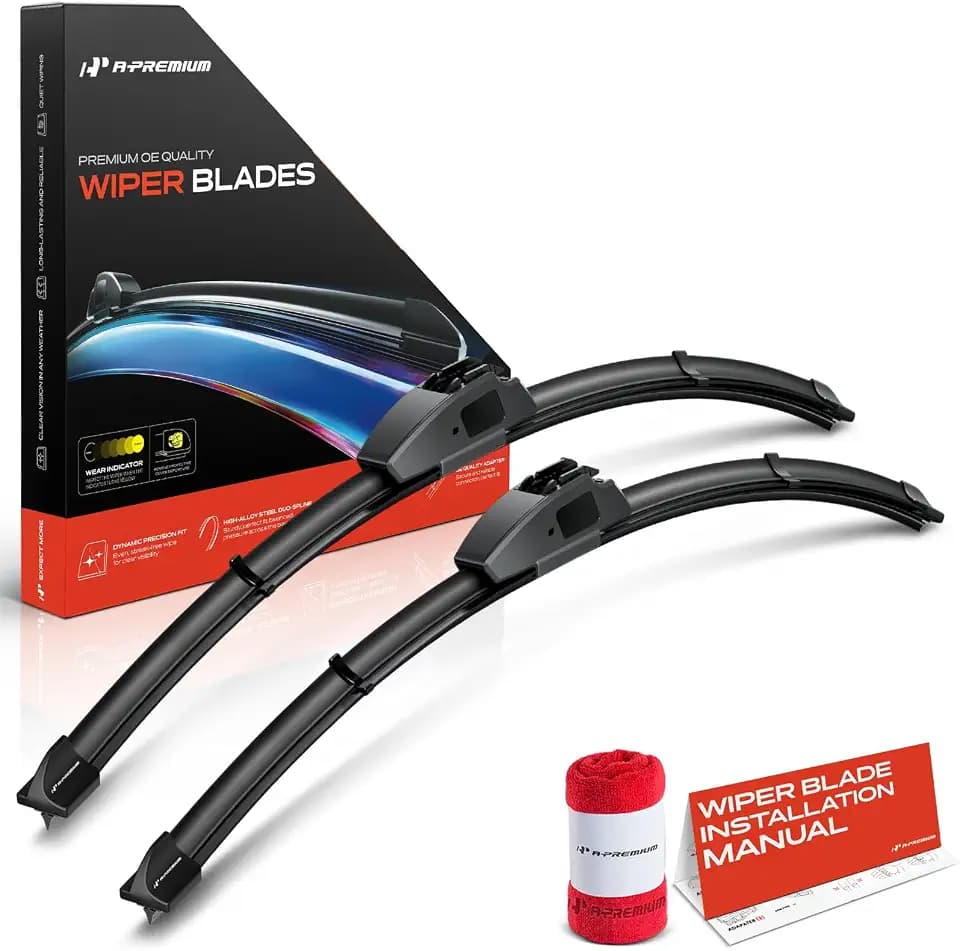 A-Premium 22" + 22" Windshield Wiper Blades Compatible with GMC Envoy XL