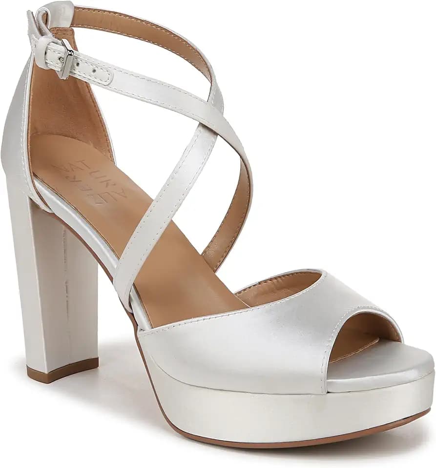 Naturalizer Women's Melody Platform Strappy Heeled Dress Sandal