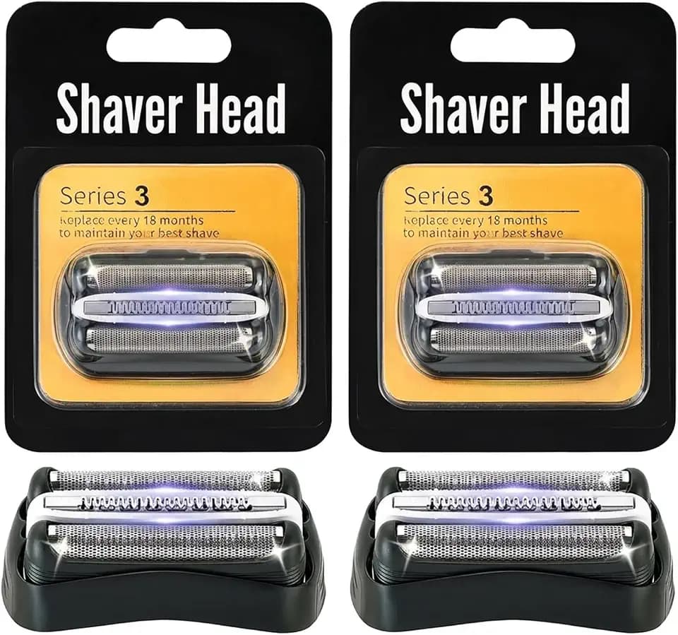 2 Pack Series 3 32B Replacement Shaver Head for S3 ProSkin Electric Shaver