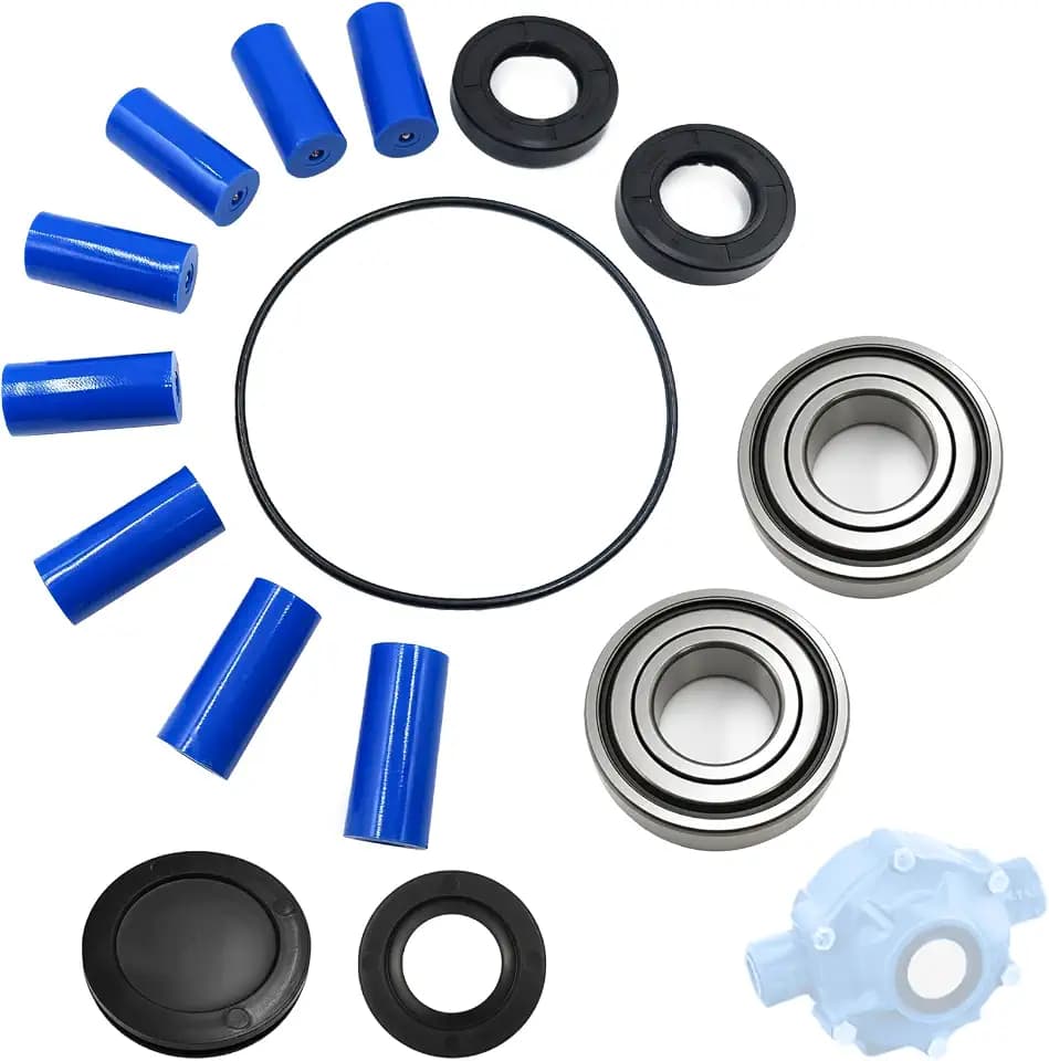 3430-0381 Super Roller Repair Kit for Hypro 7560 Series Pump – 8 Wear-Resistant Super Rollers, 2 Viton Seals, 1 O-Ring, 2 Bearings & 2 Covers – Agricultural Sprayer Pump Replacement Parts