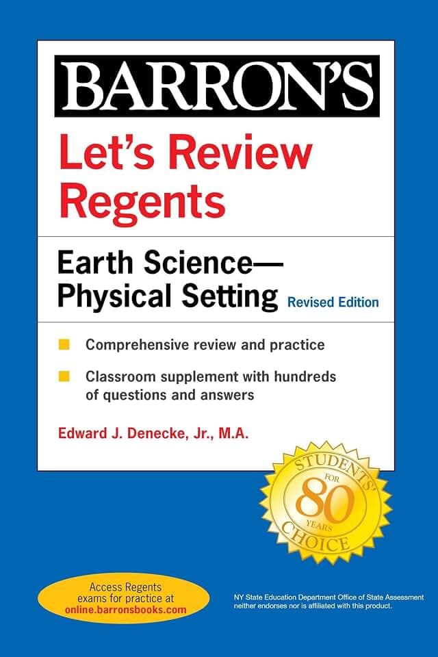 Let's Review Regents: Earth Science--Physical Setting Revised Edition (Barron's New York Regents)