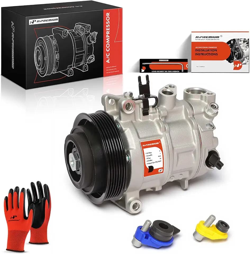A-Premium Air Conditioner AC Compressor with Clutch