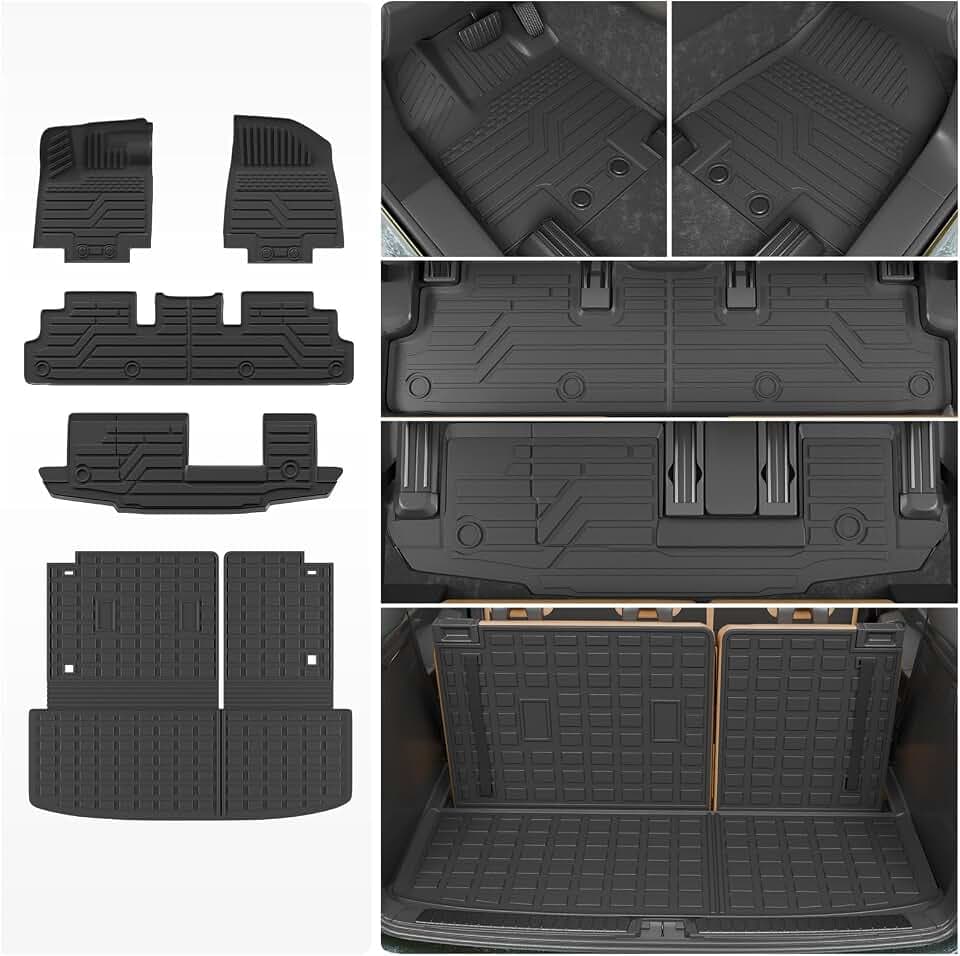 Floor Mats for 2022-2026 Nissan Pathfinder 7&8 Seats Accessories