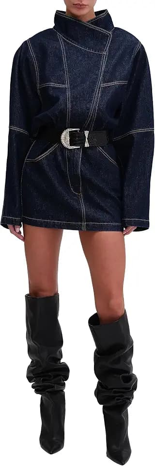 Ronny Kobo Women's Maddix Denim Mini Dress