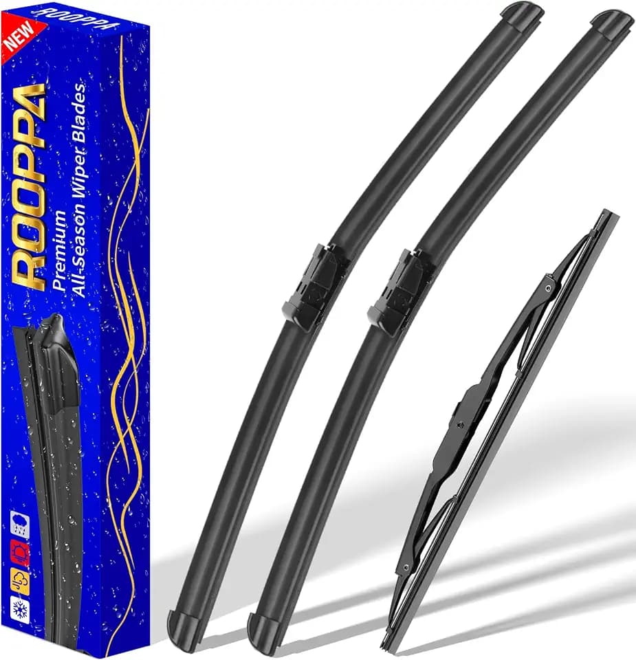3 Wipers Fits GMC Terrain 2011-2017 Chevy Equinox 2011-2017 Wiper Blades