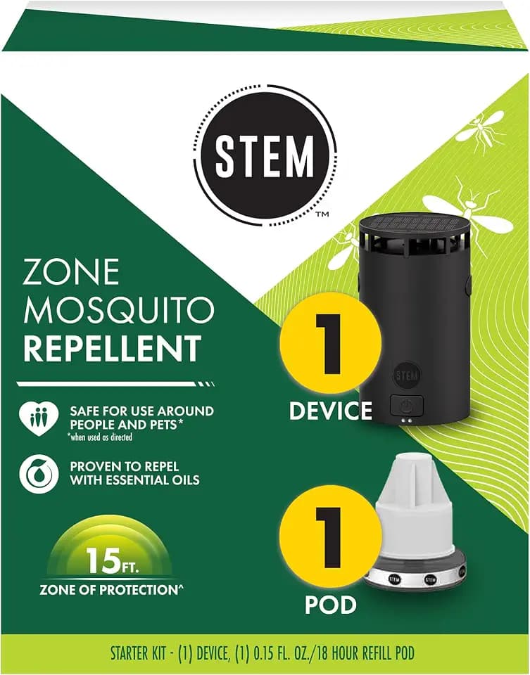 STEM Zone Mosquito Repellent Device, Outdoor, 1 Device + 1 Pod