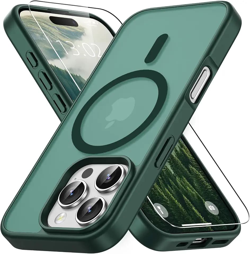 Vansdon for iPhone 16 Pro Case (Dark Green)