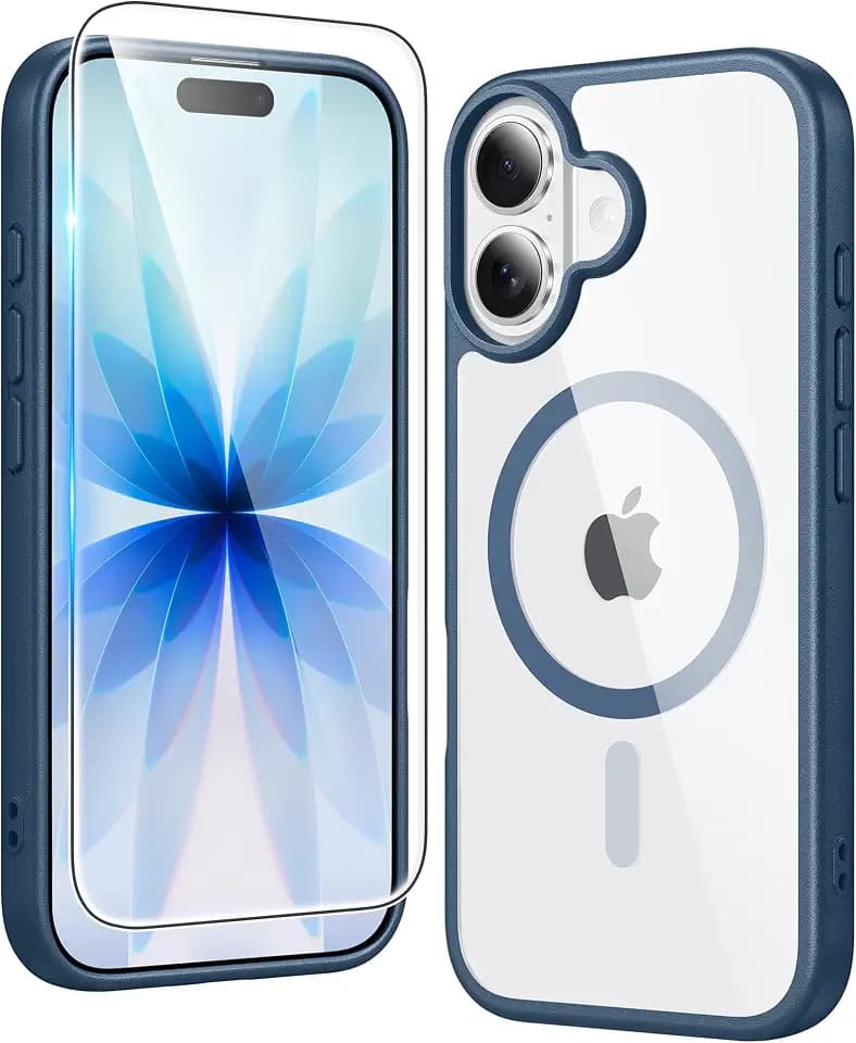 FNTCASE for iPhone 17 Phone Case Compatible with Magsafe Clear Phonecase