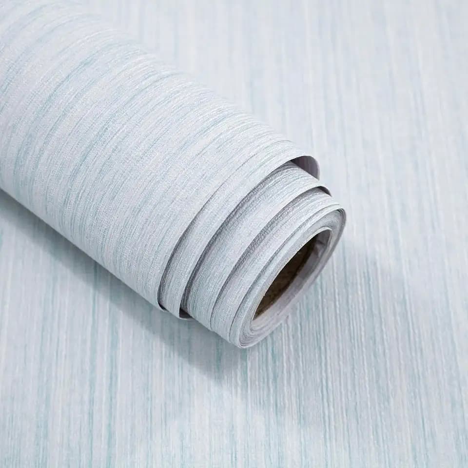 Grasscloth Peel and Stick Wallpaper Blue and White Contact Paper 15.7in x 393.7in Vintage Textured Peel and Stick Wallpaper Faux Linen Striped Fabric Contact Paper Self Adhesive Vinyl