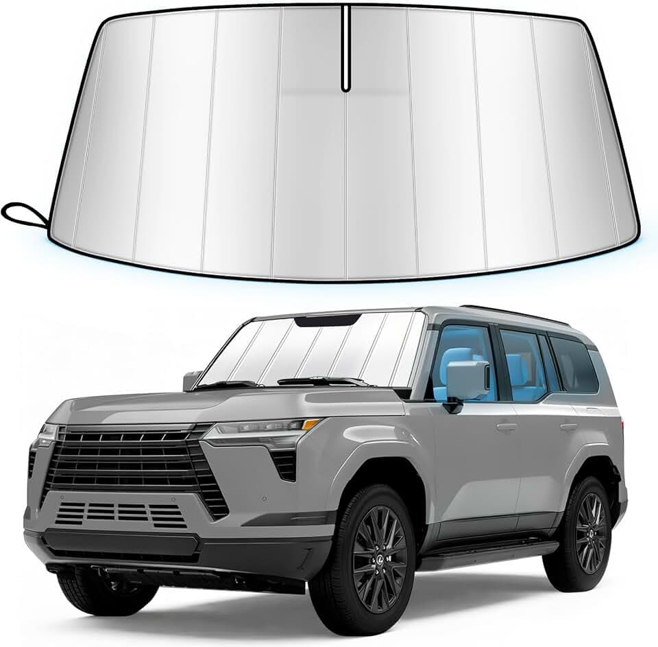 Windshield Sun Shade for Le-xus GX550 GX 550 2024-2026 Foldable