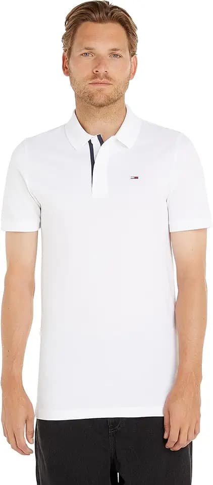 Tommy Jeans Herren Poloshirt Kurzarm Slim Fit