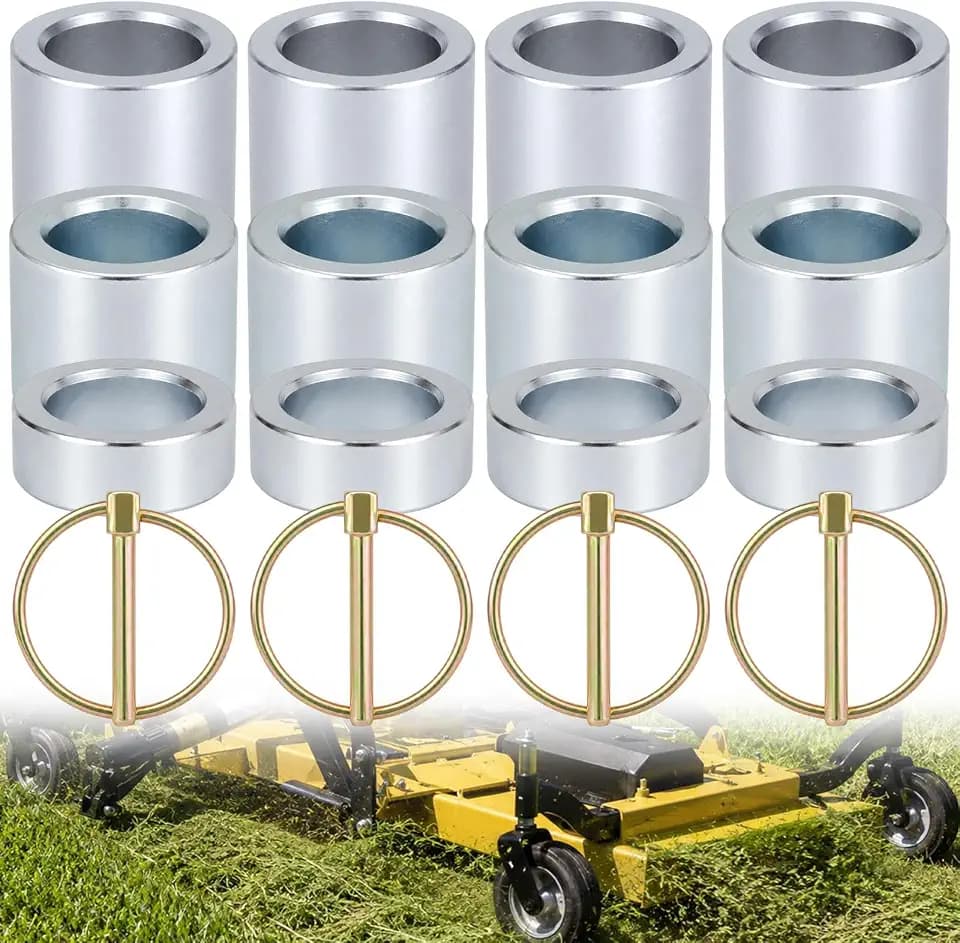 4 Set Finish Mower Spacers Height Adjustment Spacer Kit 1/2" 1" & 1-1/2"