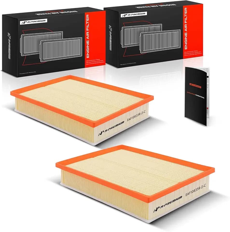 A-Premium 2-PC Engine Air Filter Compatible with Lexus & Toyota Models