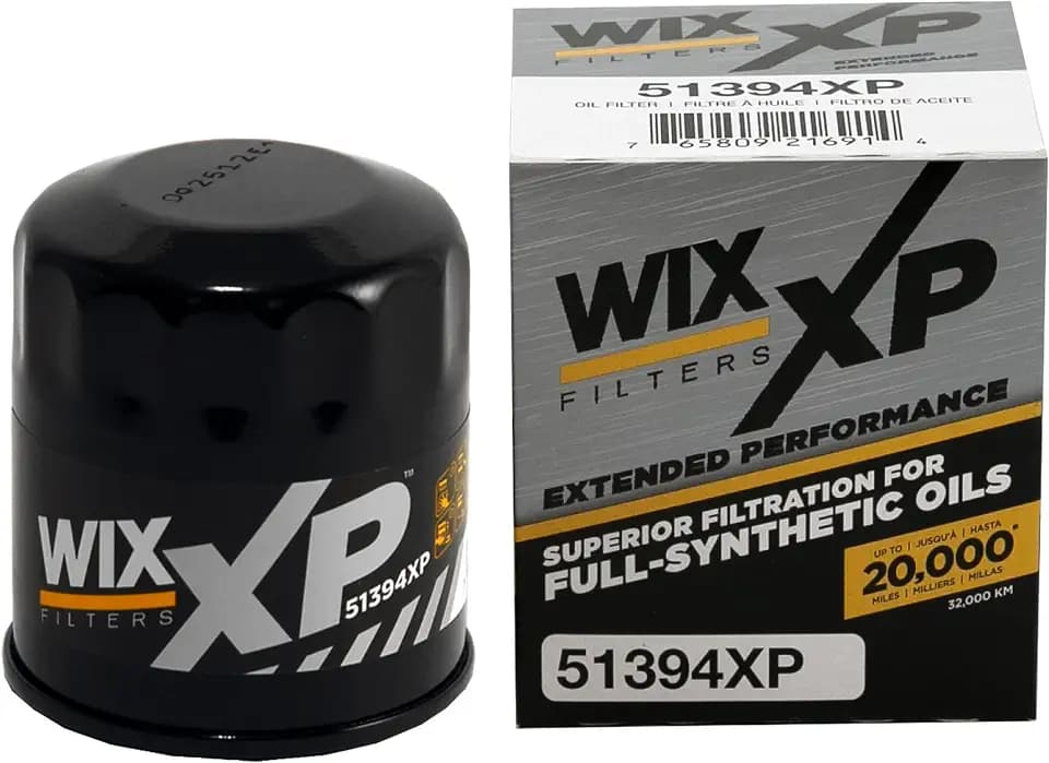 WIX 51394XP WIX XP Oil Filter Replacement, Built for Synthetic Oil - Compatible With GM (85-09), Daihatsu (88-92), Infiniti (91-96), Nissan (91-95), Toyota (80-15), Scion (04-09), Pontiac Vibe (03-10)