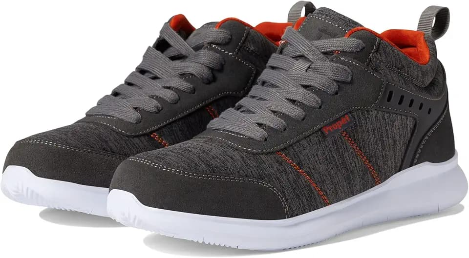 Propet Mens Viator Hi Lace Up Sneakers Shoes Casual - Black