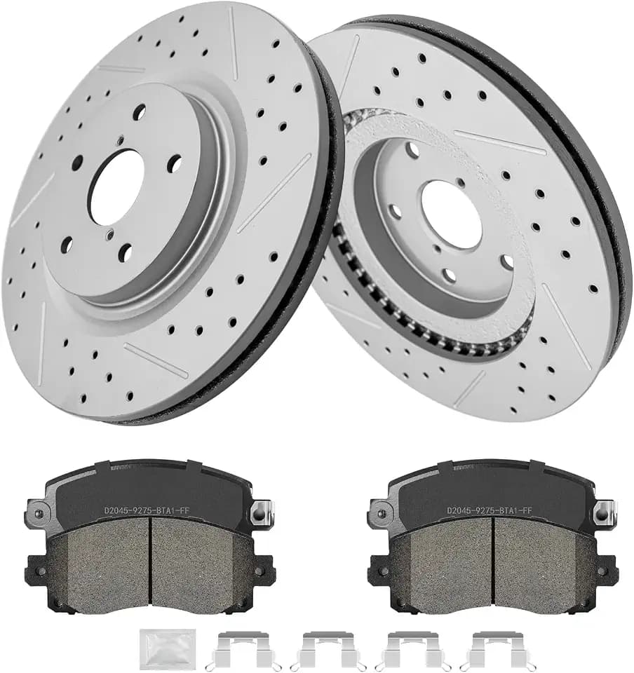 Front Brake Kit for 2019-2025 Subaru Forester Legacy Outback WRX