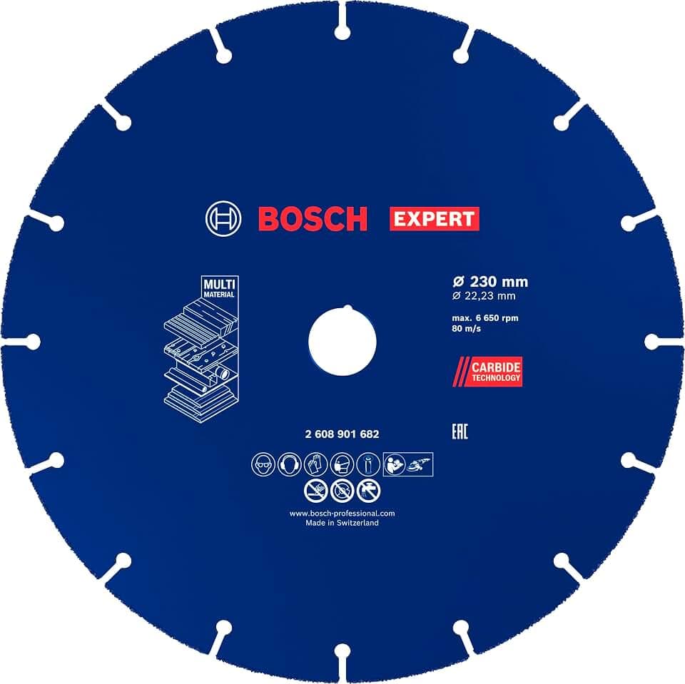 Bosch 1x EXPERT Multi Material Carbide-Trennscheibe, 230 נ22,23 mm