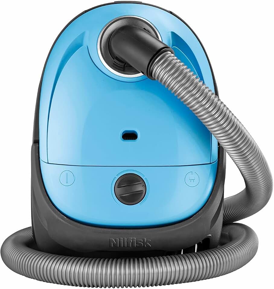 Nilfisk Staubsauger One für Böden und Teppiche mit HEPA-Filter – Leistungsstarker, kompakter und Leichter Staubsauger - Hellblau, 3L, 750W (LBB10P05A-HB15)