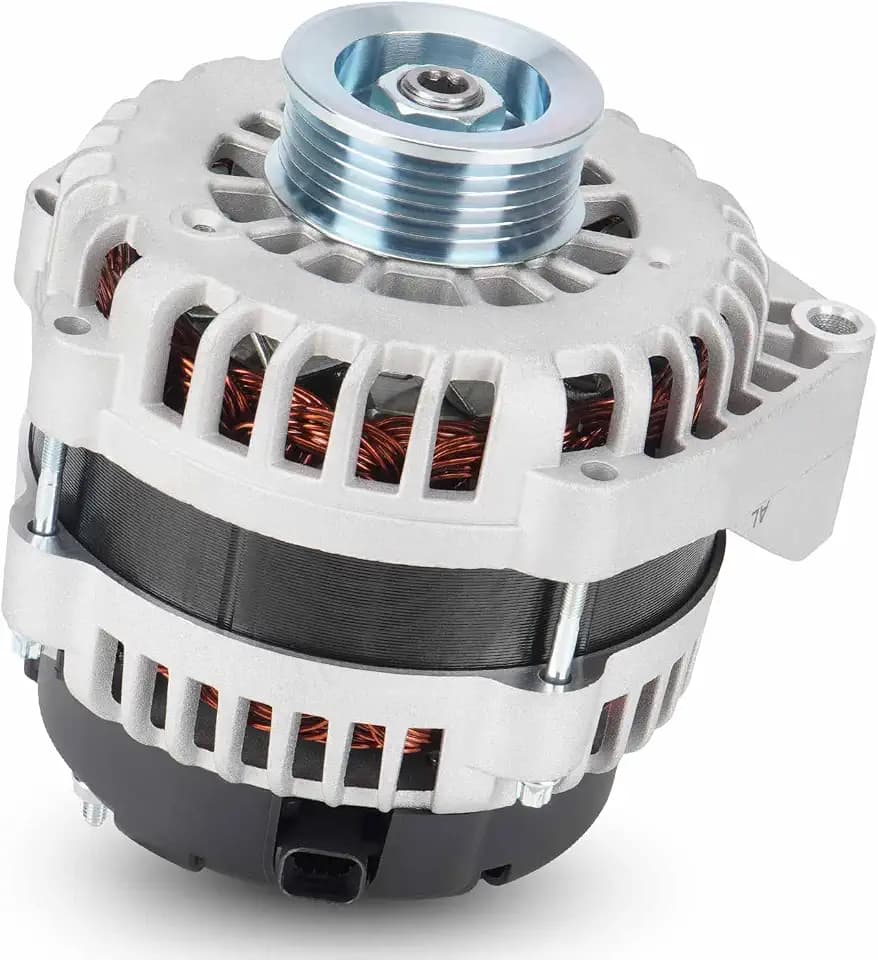 New Alternator Fit for 2007-2014 Cadillac Escalade ESV/EXT 6.2L, for Chevy Silverado 1500 2500 3500 Tahoe Avalanche, for 07-14 GMC Yukon Sierra 1500 2500 3500, Hummer H2, 113774, 15093928, 15857608