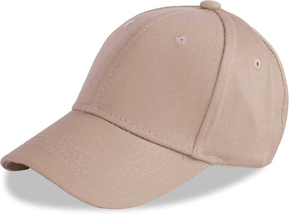LANGZHEN Baumwolle Outdoor Kleinkind Mädchen Jungen Plain Baseball Cap Baby Infant Strukturierte Verstellbare Hut für Kinder Sonnenhut