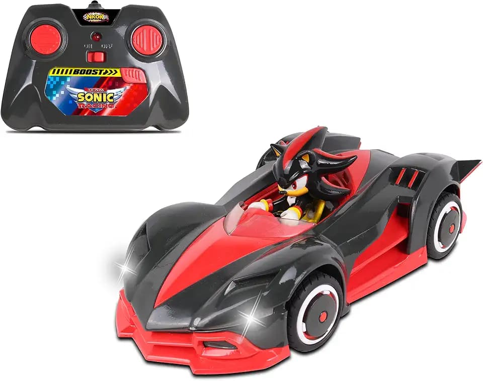 NKOK Team Sonic Racing RC Car - Shadow the Hedgehog, Turbo Boost, Ages 6+