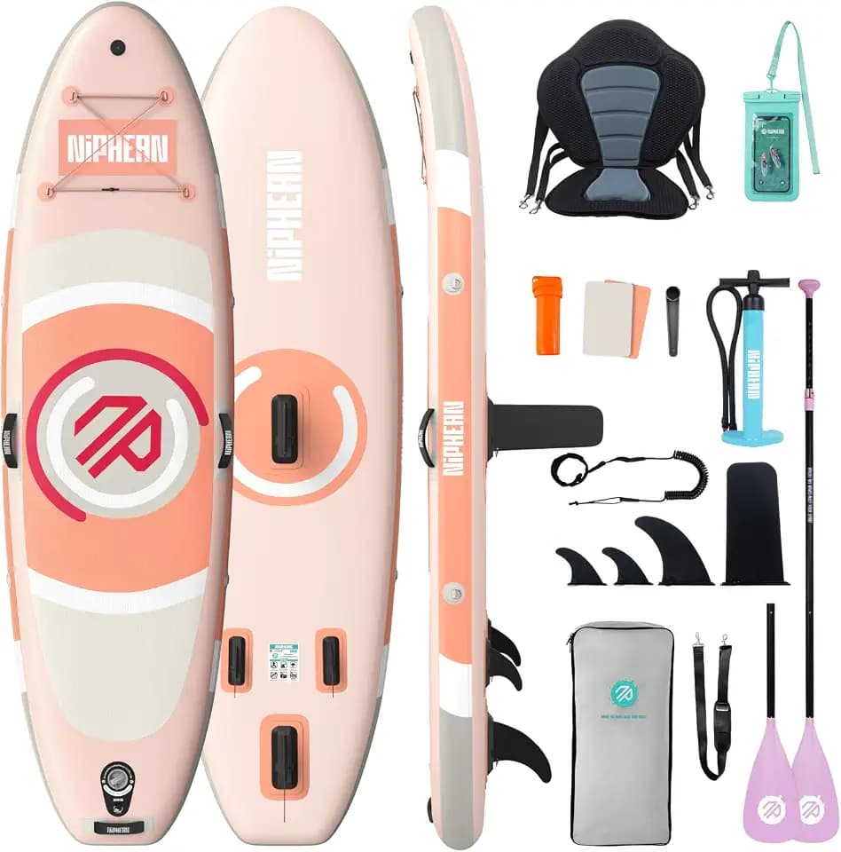 Niphean Stand up Paddling Board mit Sitz und Sup Board Zubehör