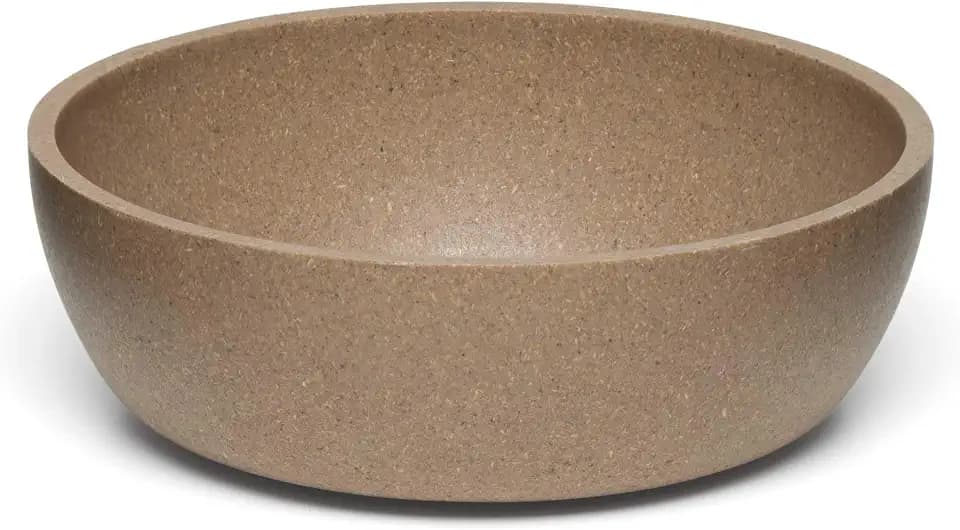 Loving Pets - Dolce Bamboo - Eco-Friendly Pet Bowls & Dishes for Dog, Cats, Puppy Food and Water Bowl -Sustainable and Dishwasher Safe, Made with Real Bamboo (Medium, Coffee-Brown)