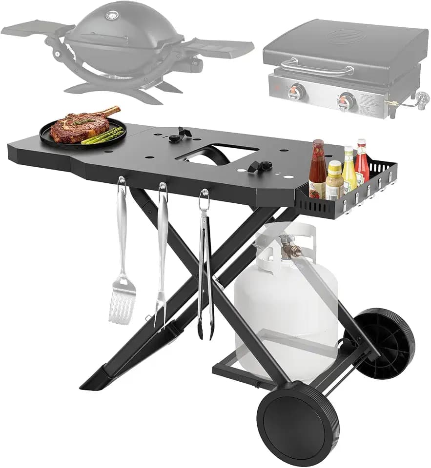 Portable Grill Cart for Blackstone 17"& 22" Griddle