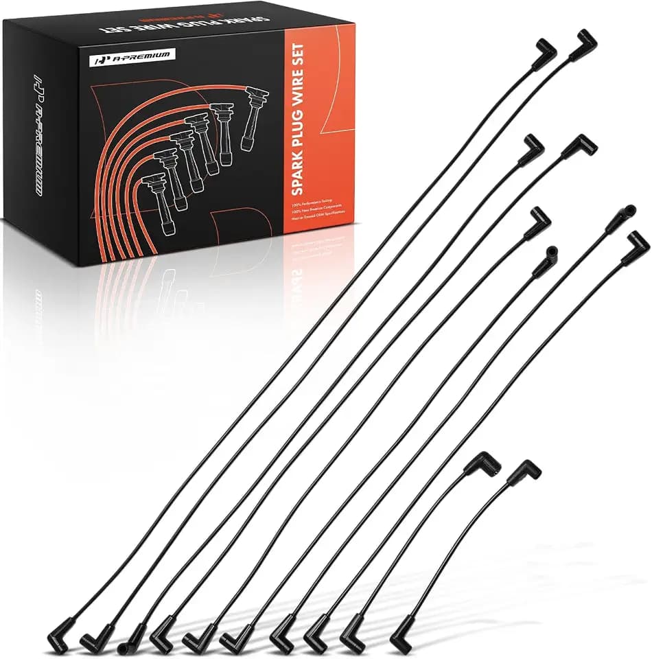 A-Premium 7MM Spark Plug Wires Set of 10