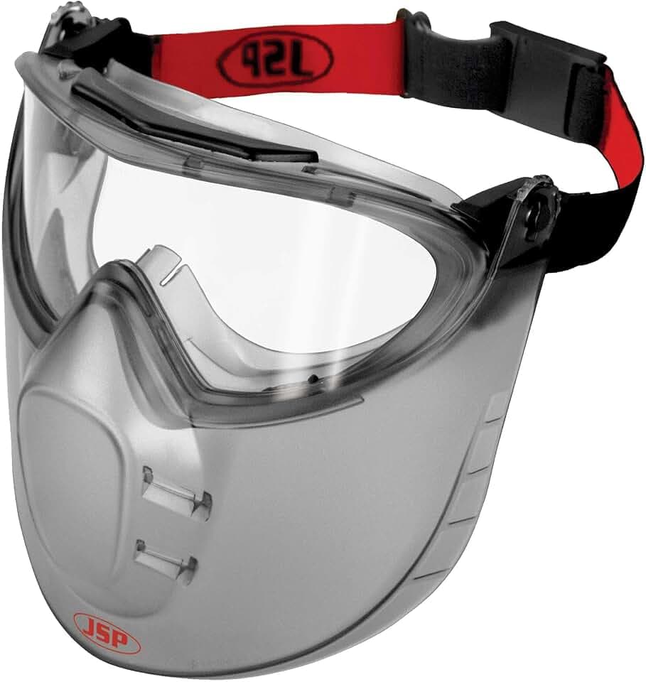 JSP STEALTH 9200 Gesichtsschutz mit Vollsichtbrille, EN 166