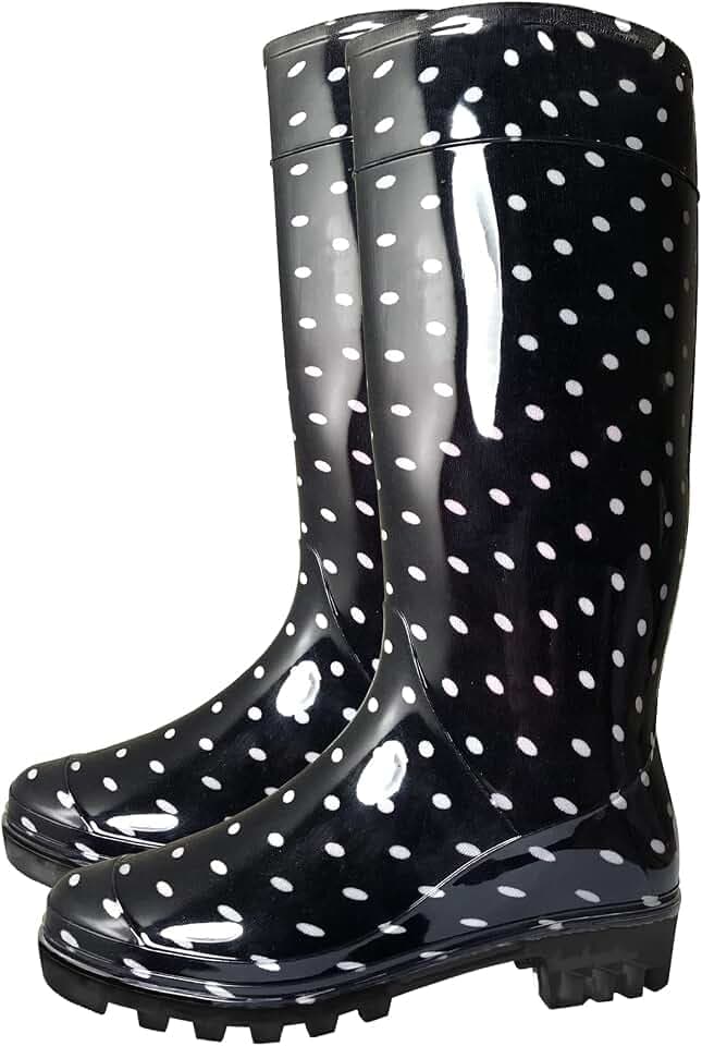 SUGAR ISLAND Damen Regenstiefel für Festivals und alle Outdoor-Aktivitäten – Schnee, Regen