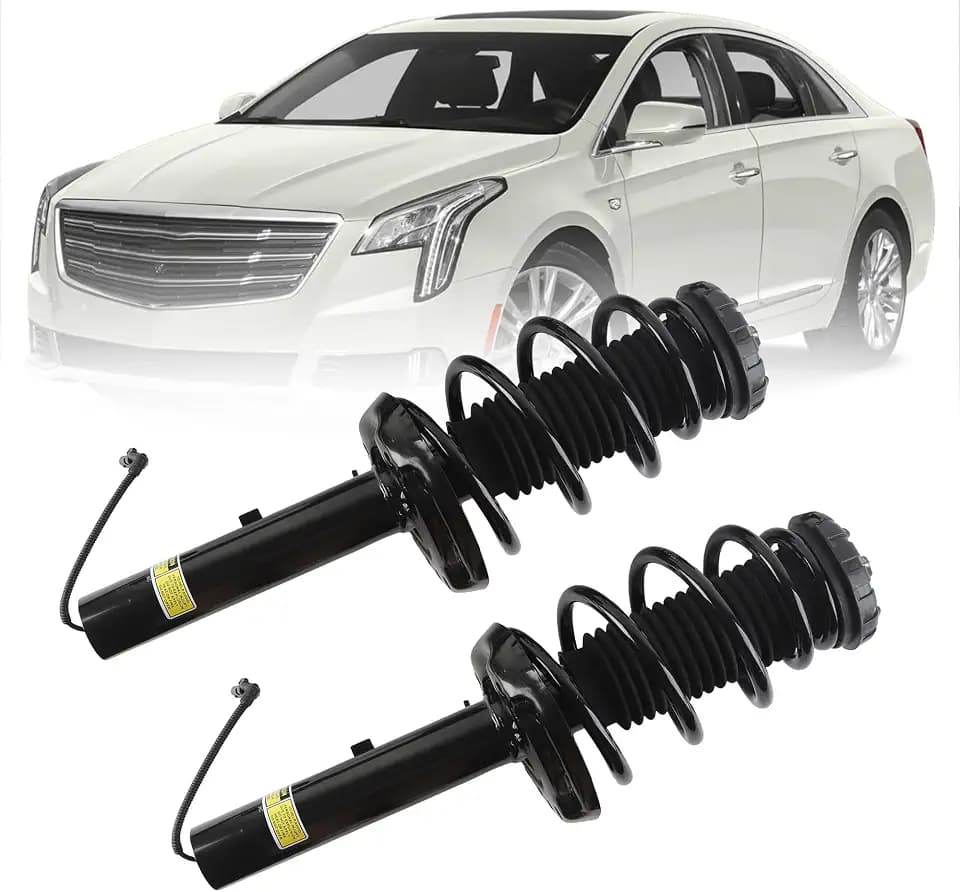 Dasbecan 2Pcs Front Shock Absorbers Compatible with Cadillac XTS 2013-2019