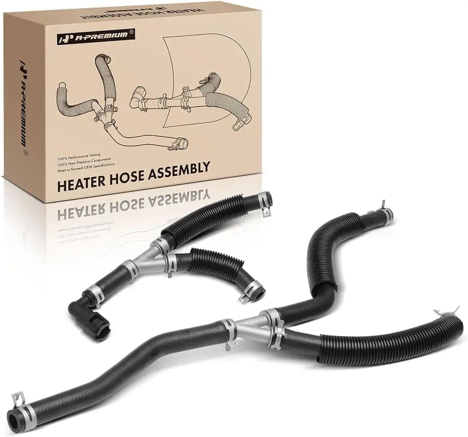 A-Premium Supply and Return HVAC Heater Hose Assembly