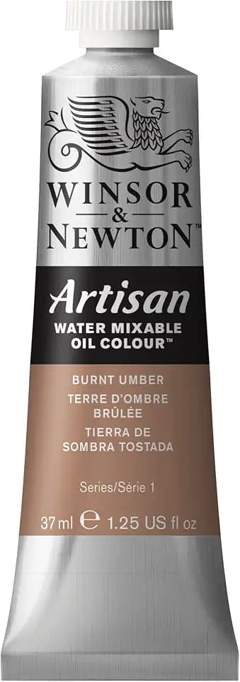 Winsor & Newton Artisan Water Mixable Oil Colour, 1.25-oz (37ml), Burnt Umber