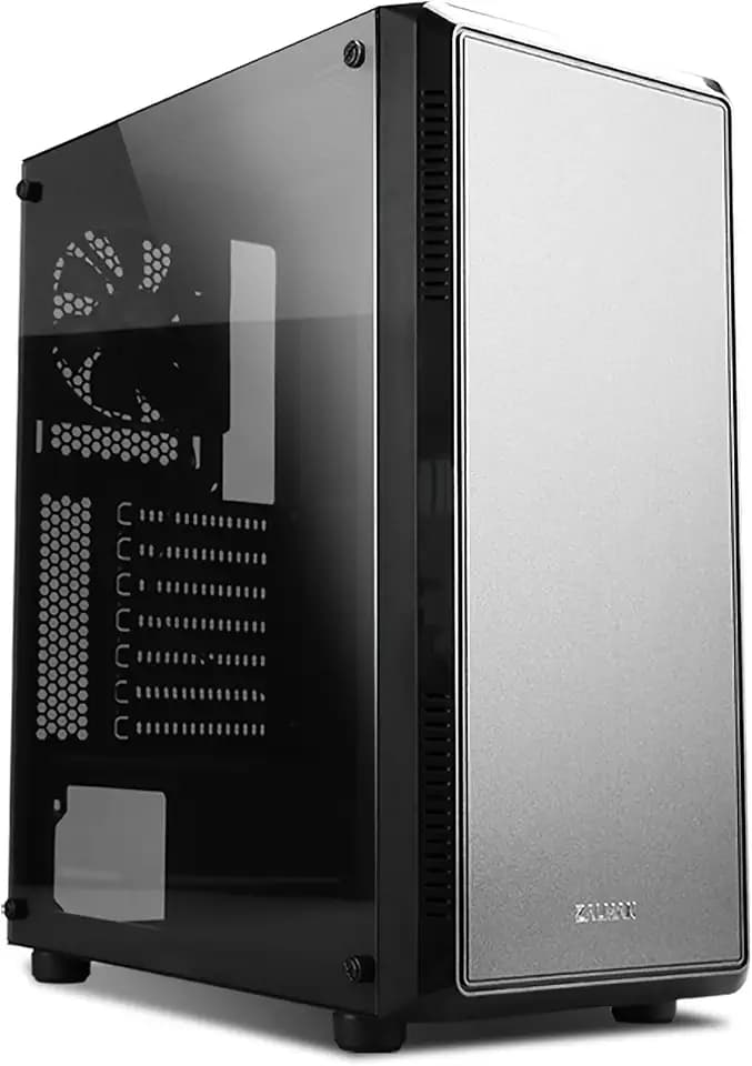 Zalman S4 ATX Mid-Tower Desktop Computer PC Case, 2 x 120mm Quiet Fans