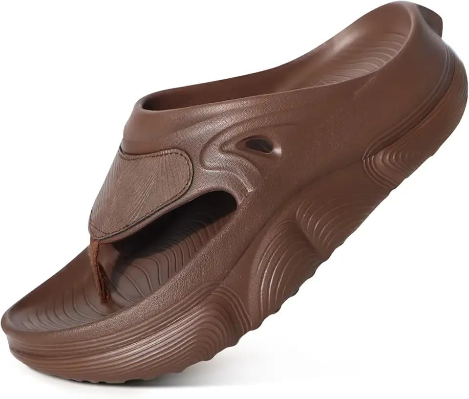 COFACE Womens Orthopedic Thong Sandals After Sports Recovery Flip Flops With Comfortable Cushion Arch Support Plantar Fasciitis Relief Slip On Beach Shower Shoe Walking Sandalias de Mujer Size 6-12
