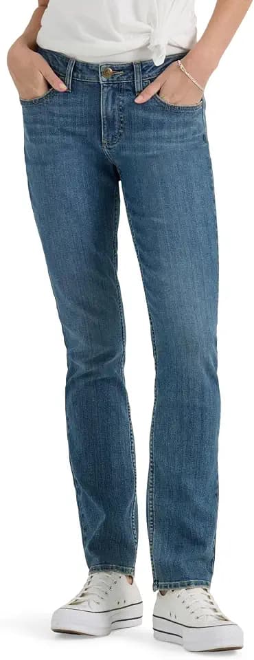 Lee Women's Legendary Mid Rise Straight Leg Jean